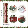 Aitsit Christmas Table Runner, 40 x 180 cm, Washable, Winter