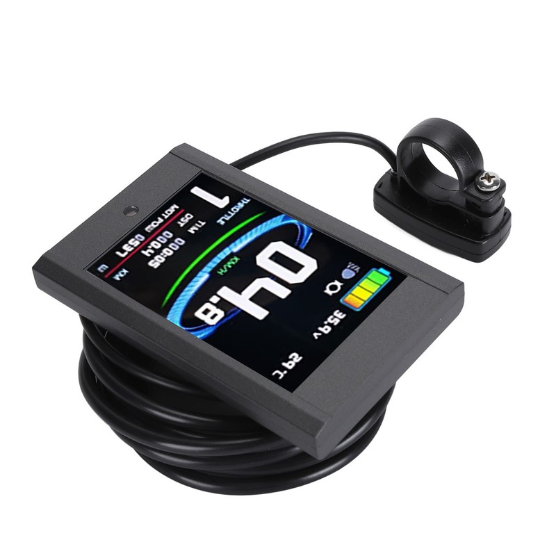 Bike Display Panel Waterproof Colorful Portable 5 Pins 24V 36V