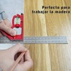 FUMETAX Escuadra de Combinación 12" Ajustable Escuadra Combinada 300 mm