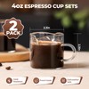 SENTVEND Espresso Cups Set of 2, 4 Oz Espresso Shot