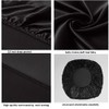 DuShow Fitted Sheet-Deep Pocket Satin Silky Bed Sheet,Breathable Soft and