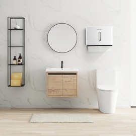 Modundry Paper Towel Dispenser, Wall-Mounted Multifold Hand Paper Towel Dispenser, Commercial Hand Towel Dispenser for Kitchen Bathroom Hotel Resturant, Holds 200 Paper,White