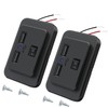 2 Pack Dual USB 4.8A Car Charger Plug with Switch