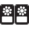 JeepTails Daisy Flower Tail lamp Light Covers Compatible with Jeep