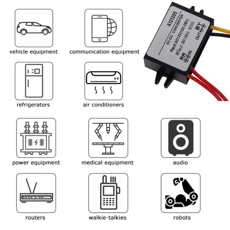 Step Down Converter Power Converter Module Waterproof Volt Converter AC