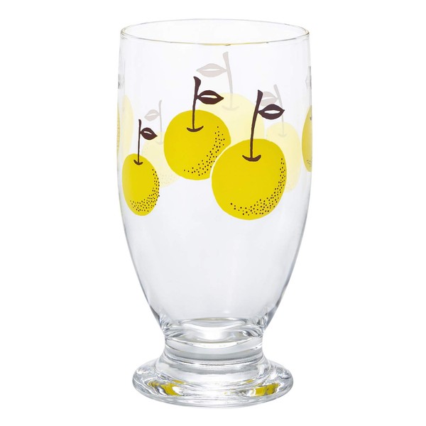 Aderia Retro 1872 Nashi Glass, Cup, Tumbler, With Base, Also for Floats and Sundaes, Packaging With Attention to Detail, Made in Japan, 11.3 Fl Oz (335 ml)