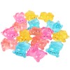 HOMICO 16 Pieces Mini Resin Animals Figurines Glow in The