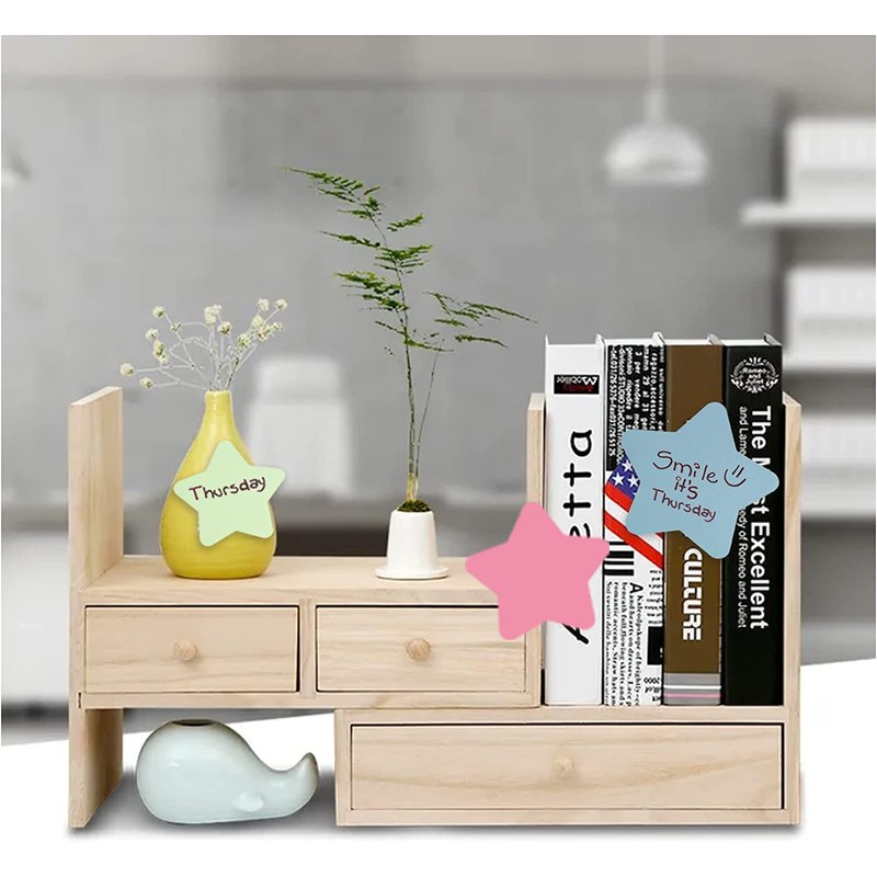 GUMTAPE Star Shape Sticky Notes 76 mm x 76mm, 100