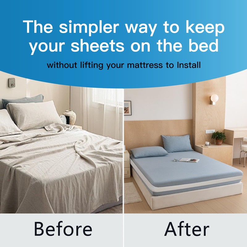 Bed Sheet Holder Straps Fitted Sheet Strap Elastic Reliable Mattress