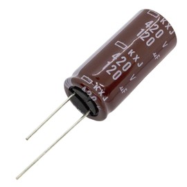 Elko Capacitor Radial 120µF 420V Electrolytic Capacitor up to 105°C 120uF Electrolytic Capacitor from UCC