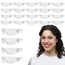 SAFE HANDLER Hyline Clear Safety Glasses, Pack of 24 Pairs | ANSI Z87.1, Impact Resistant, Polycarbonate Lens, Anti-Scratch