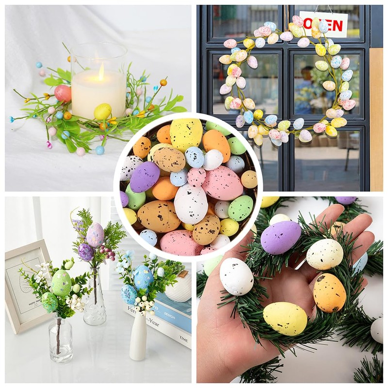 BrightGlow 18 mm Foam Easter Eggs, Pack of 100 Easter