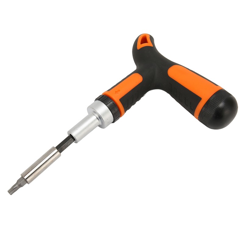 T Handle Screwdriver Set Multifunctional High Accuracy Rustproof Durable Ratchet