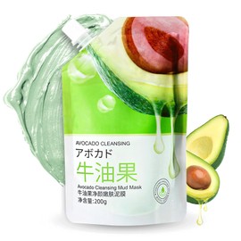 Gesichtsmaske mit Avocado & Vitamin E, reinigende mineralreiche masken beauty zur Tiefenreinigung, nährende face care