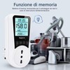 Besvic Electric Consumption Meter, Electric Power Meter with LCD Screen