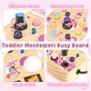 Joyreal Montessori Busy Board with LED Switches for Toddlers