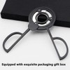 Black Windmill Cigar Cutter Stainless Steel Sharp Double Cut Blade