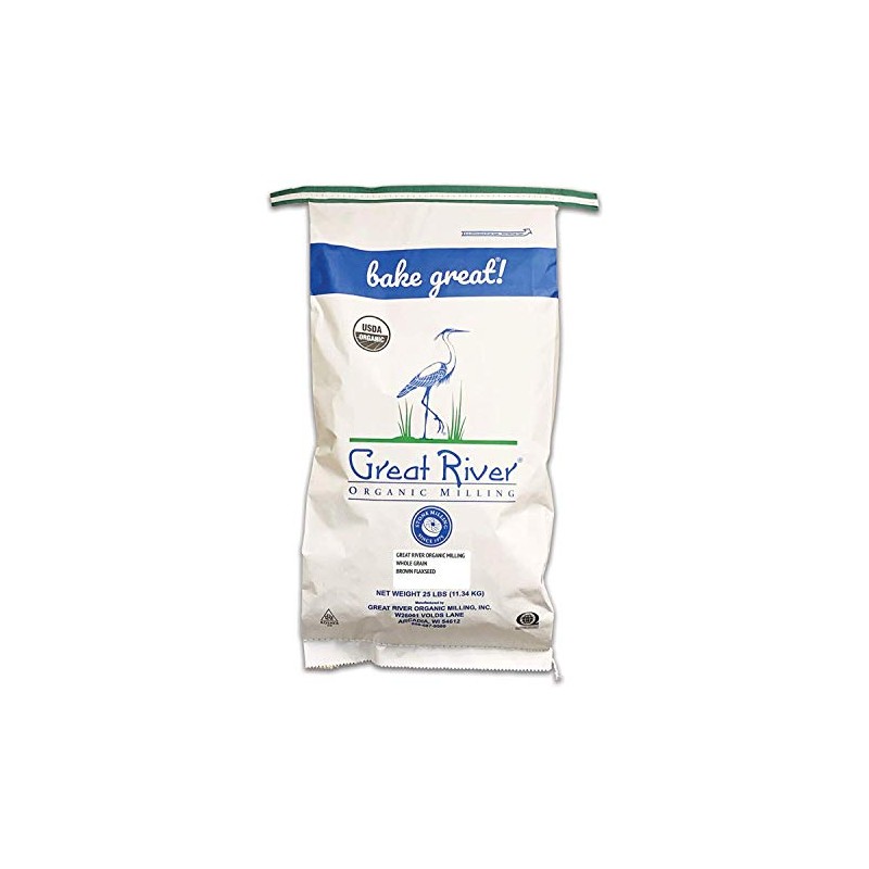 Great River Organic Milling Organic Whole Grain Brown Flaxseed |