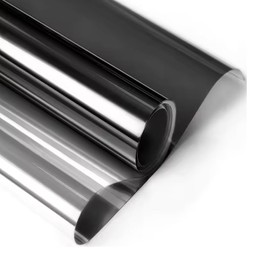 United - One Way Window Film Daytime Privacy - Sun Blocking - Reflective Window Film for Home, Office, Cars, Heat Protection - Roll of 20 Inch x 100 Feet Reflective Mirror Tint Silver-Black 5%