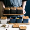 3 Pack Ceramic Condiment Jar Spice Box, Container Seasoning Jars