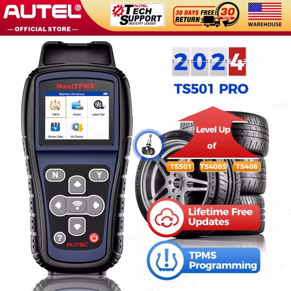 AUTEL 2024 Autel MaxiTPMS TS501 PRO TPMS Reset, Sensor Pr0gram,