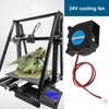 ECSiNG 4pcs Cooling Fan of 4020 for 3D Printers Blowers