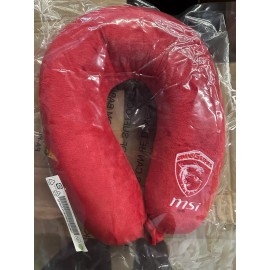 Msi Gaming G series exclusive red dragon neck travel pillow computer Brand New