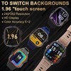 Men's Bluetooth Military Rugged Outdoor Smartwatch 1.96 Inches HD Fitness