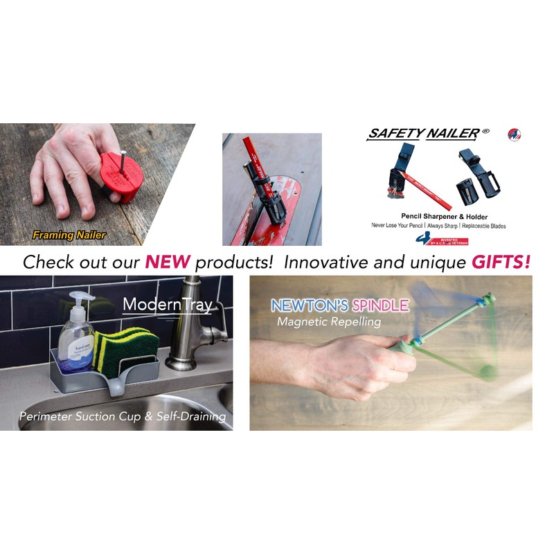 Safety Nailer Mini- For Finish Nails, Small Screws, and Staples