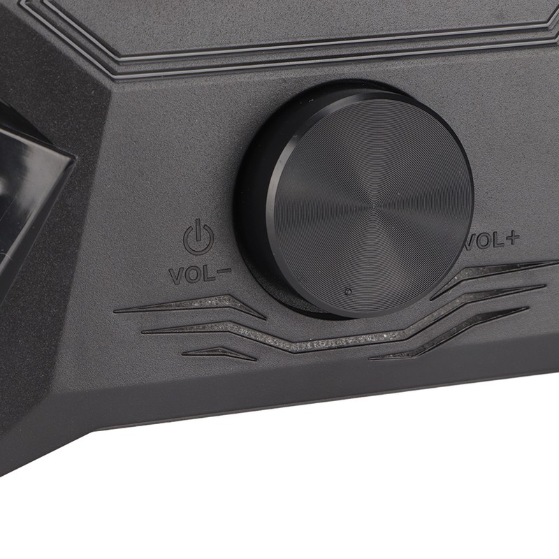 Desk Speaker USB Powered Stereo Small Computer Soundbar with Dynamic