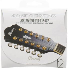 Ibanez IACS12C 12 String Acoustic Guitar 80/20 Bronze Coated Light Gauge
