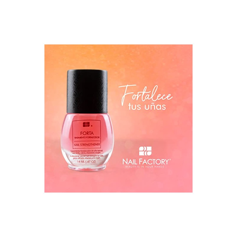 NAIL FACTORY - PACK FORTA, Gel Fortalecedor de Uñas, 3