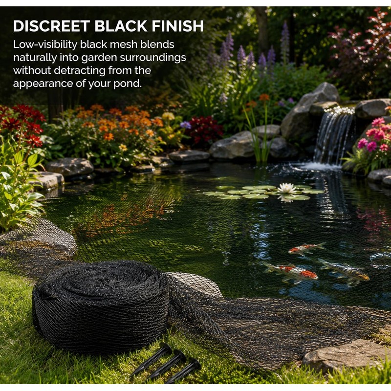 1ABOVE Koi Pond Netting Kit – 4 x 6m Heavy