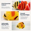 UMEGMBX 8 Pcs Plastic Fake Fish, Colourful Assorted Artificial Tropical