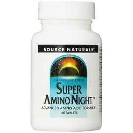 Source Naturals Super Amino Night - Advanced Amino Acid Formula - 60 Tablets