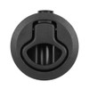 Round Black Flush Pull Slam Latch Deck Hatch Handle Lock