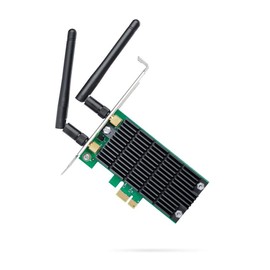 TP-LINK AC1200 WLAN 867 Mbit/s Interno - Accesorio de red (Interno, Inalámbrico, PCI Express, WLAN, 867 Mbit/s, Negro, Verde)