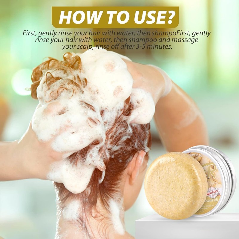 Champú Con Jengibre Para El Crecimiento Del Cabello