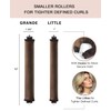 Rizadores de Cabello Sin Calor, 4PCS Rollos para Cabello, Tubos