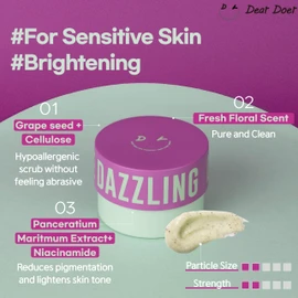deardoar Dazzling Body Scrub 10.1 fl oz (300 ml) 1 Pack