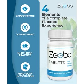 Zeebo Placebo Pills - Choose Tablet or Capsule Form (Tablets)