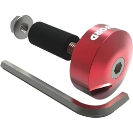 Oxford OX590 Aluminium Motorcycle Bar Ends 1 Red