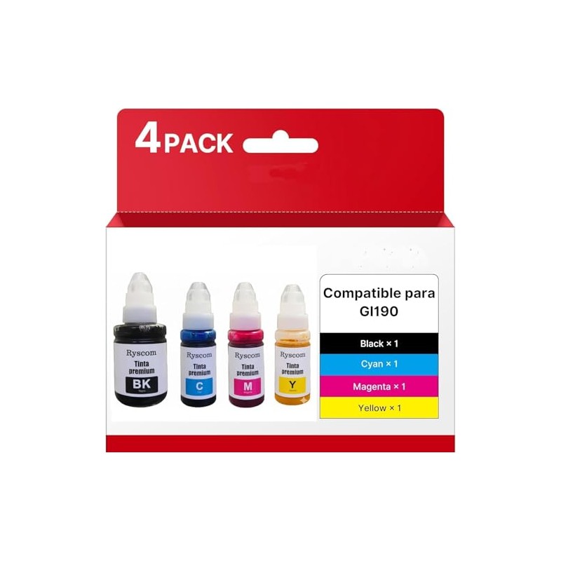 Kit Tinta Compatible con Canon G3100 G1110 G2111 G3000 G2100