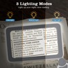 MoKo Magnifying Glass for Reading, Rechargeable 4X Full Page Book