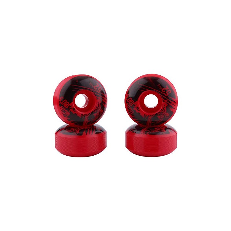EBTOOLS. 4pcs Skateboard Wheels, PU Soft Wheels, Skateboard, Double Rocker