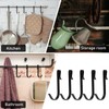 KALIONE 20 Pcs J Shaped Clip-on Hook Stainless Steel Wire
