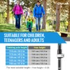 Glymnis Walking Poles 2 Pack Collapsible Walking Poles for Men