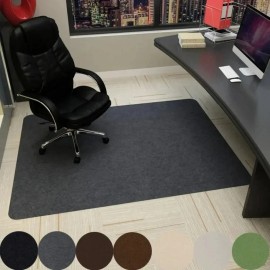 100x160cm Office Rolling Chair Mat Computer Gaming Chair Mat Colors Bedroom Living Room Office Swivel Chair Carpetsize: 100x160cm, color: Dark Gray