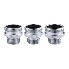 Ball End Shower Arm Adapter Set, for Converting Old Fashioned Ball Shower Arm to 1/2” Standard Fittings