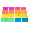American Greetings Single Panel Blank Cards with Envelopes, Neon Rainbow
